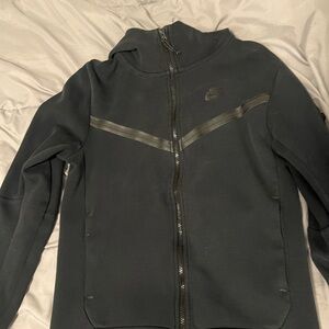 Nike Men's Tech Fleece Black Jacket